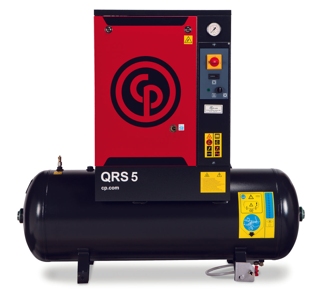 5.5HP 145PSI Tank Mounted Rotary Screw Air Compressor