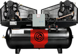 RCP-C Iron Series Duplex Two Stage Piston Air Compressor - 20 (2x10)HP