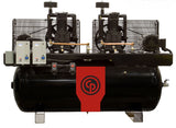 RCP-C Iron Series Duplex Two Stage Piston Air Compressor - 15 (2x7.5)HP